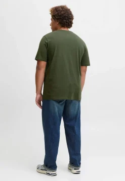 T-shirt med stort tryck framtill