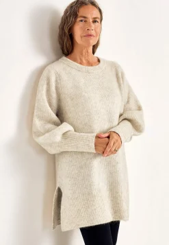 Tunika Premium i mohair- och ullblandning