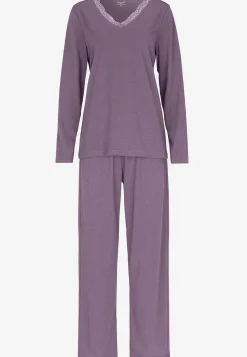Tvådelad pyjamas med spetskant