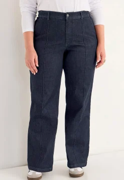 Vida jeans med sydda pressveck Mia