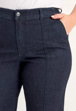 Vida jeans med sydda pressveck Mia
