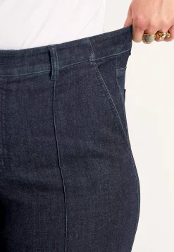 Vida jeans med sydda pressveck Mia