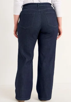 Vida jeans med sydda pressveck Mia