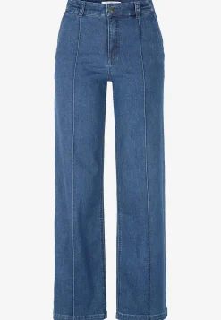 Vida jeans med sydda pressveck Mia