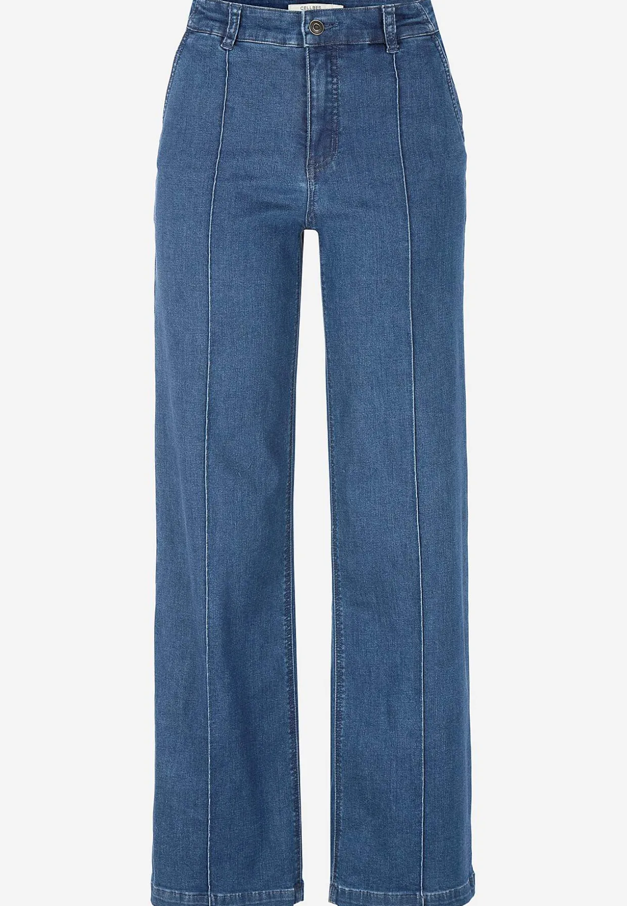 Vida jeans med sydda pressveck Mia
