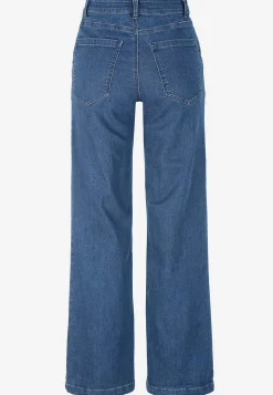 Vida jeans med sydda pressveck Mia
