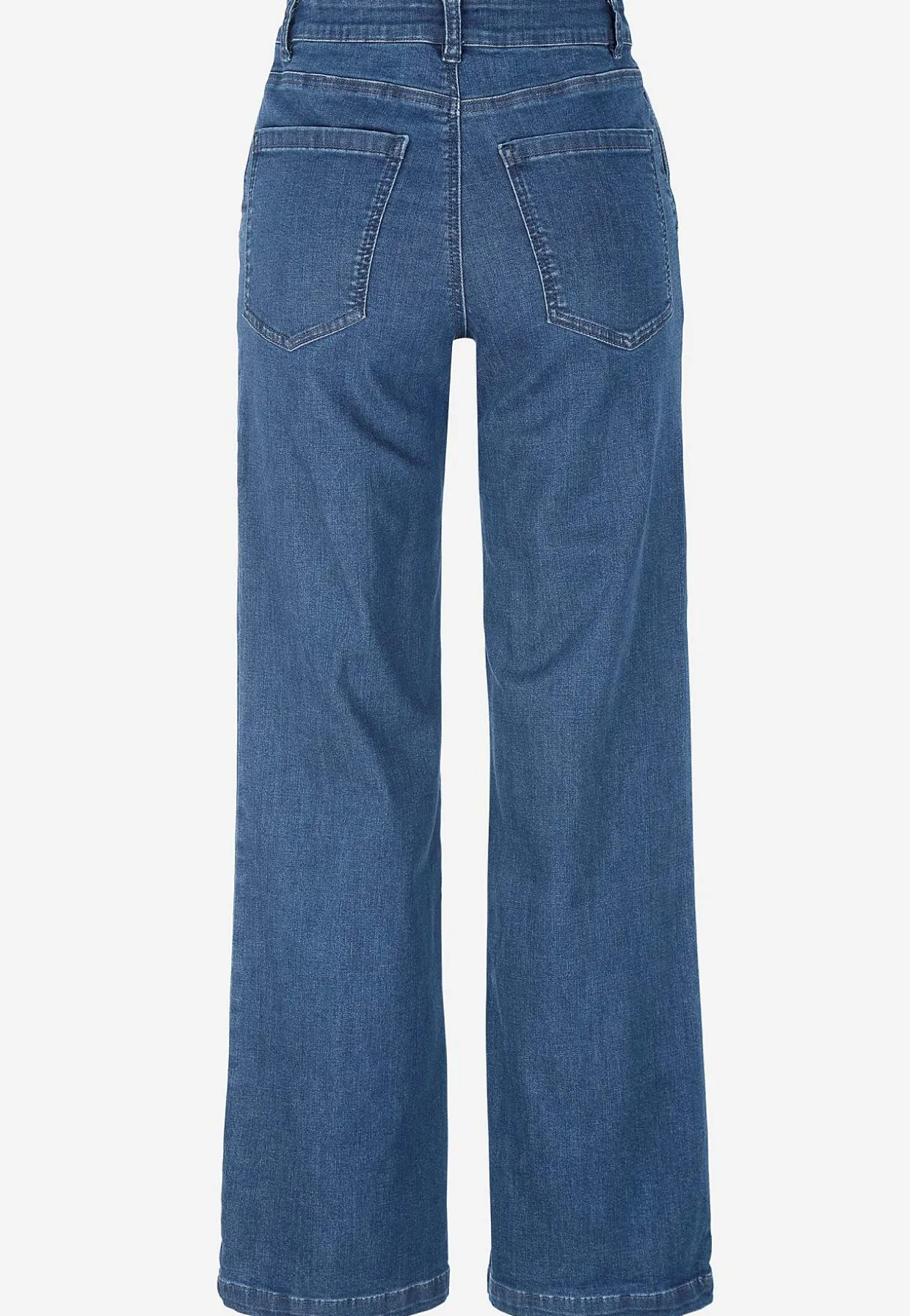 Vida jeans med sydda pressveck Mia
