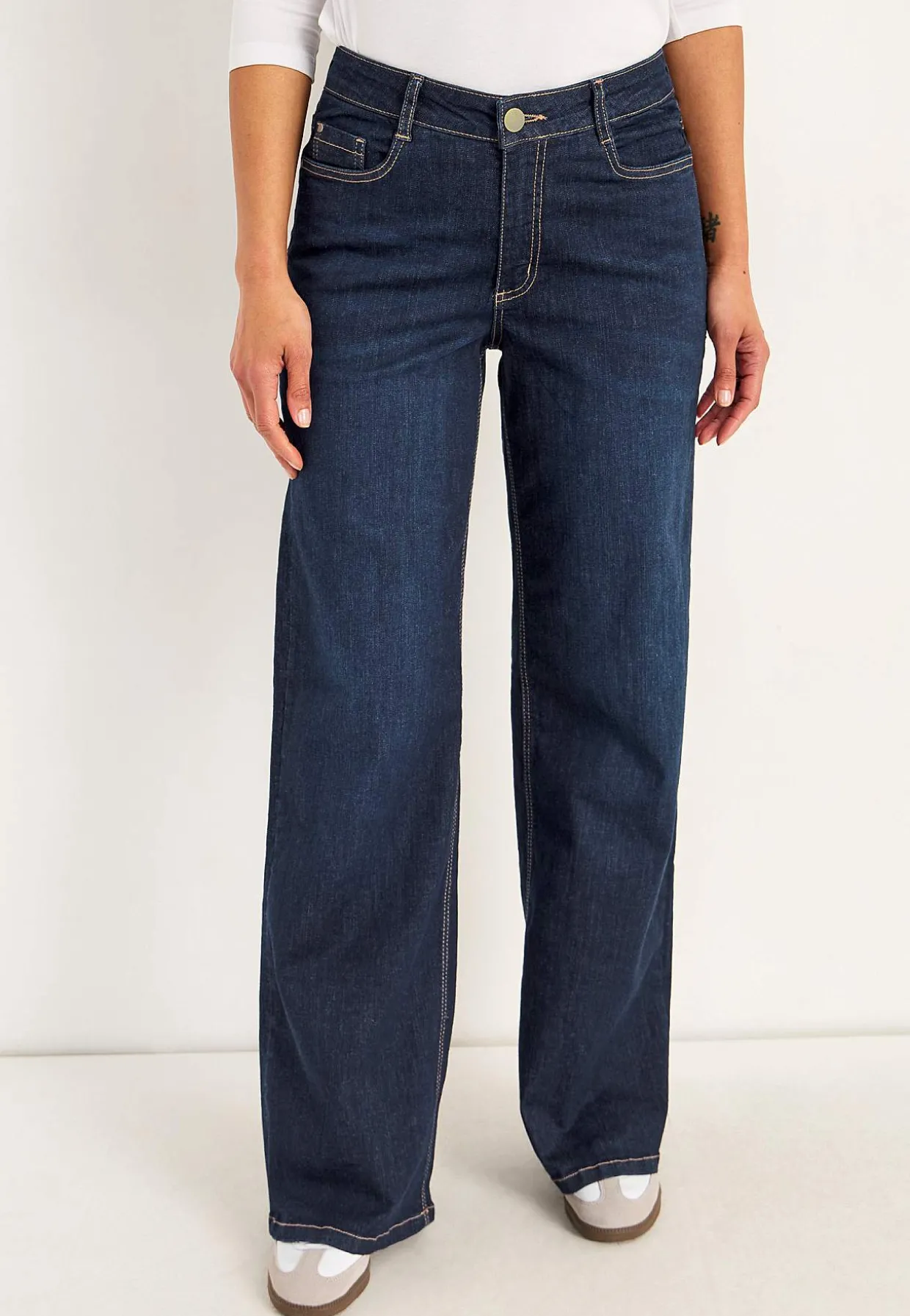 Vida, långa jeans med hög midja Renata
