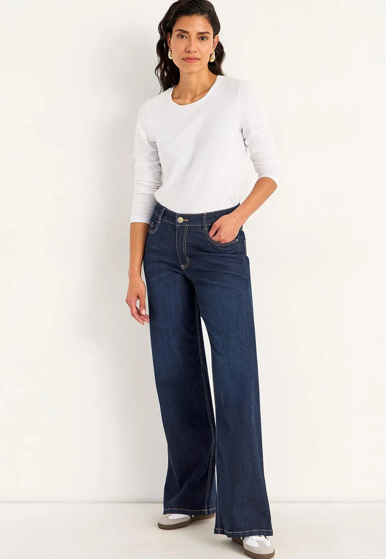Vida, långa jeans med hög midja Renata