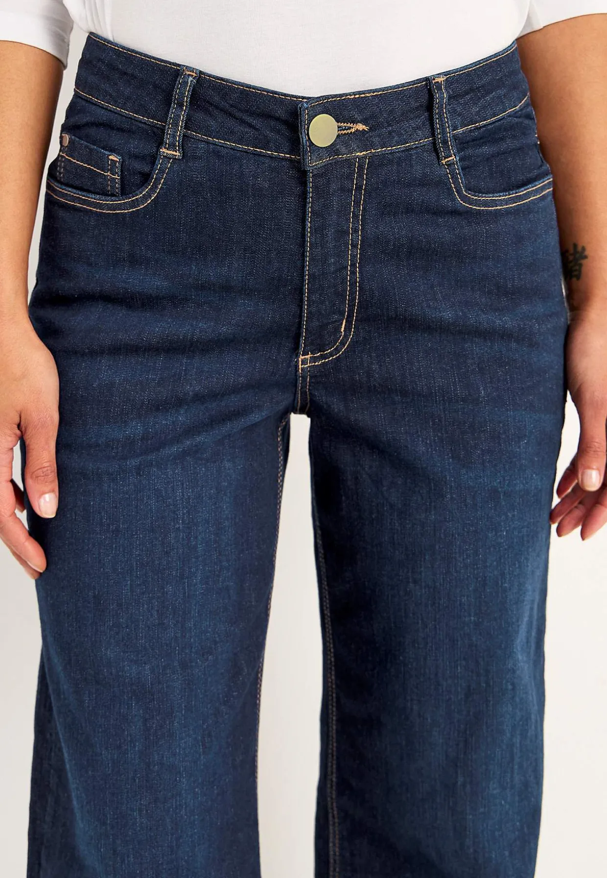 Vida, långa jeans med hög midja Renata