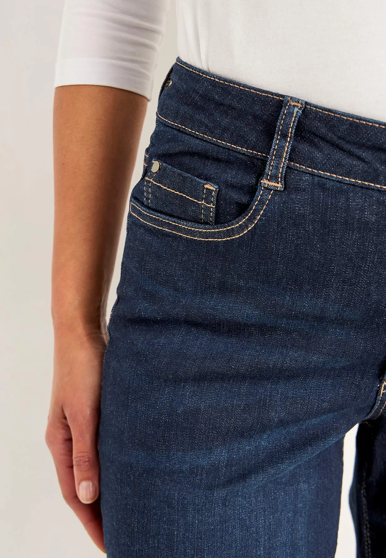 Vida, långa jeans med hög midja Renata