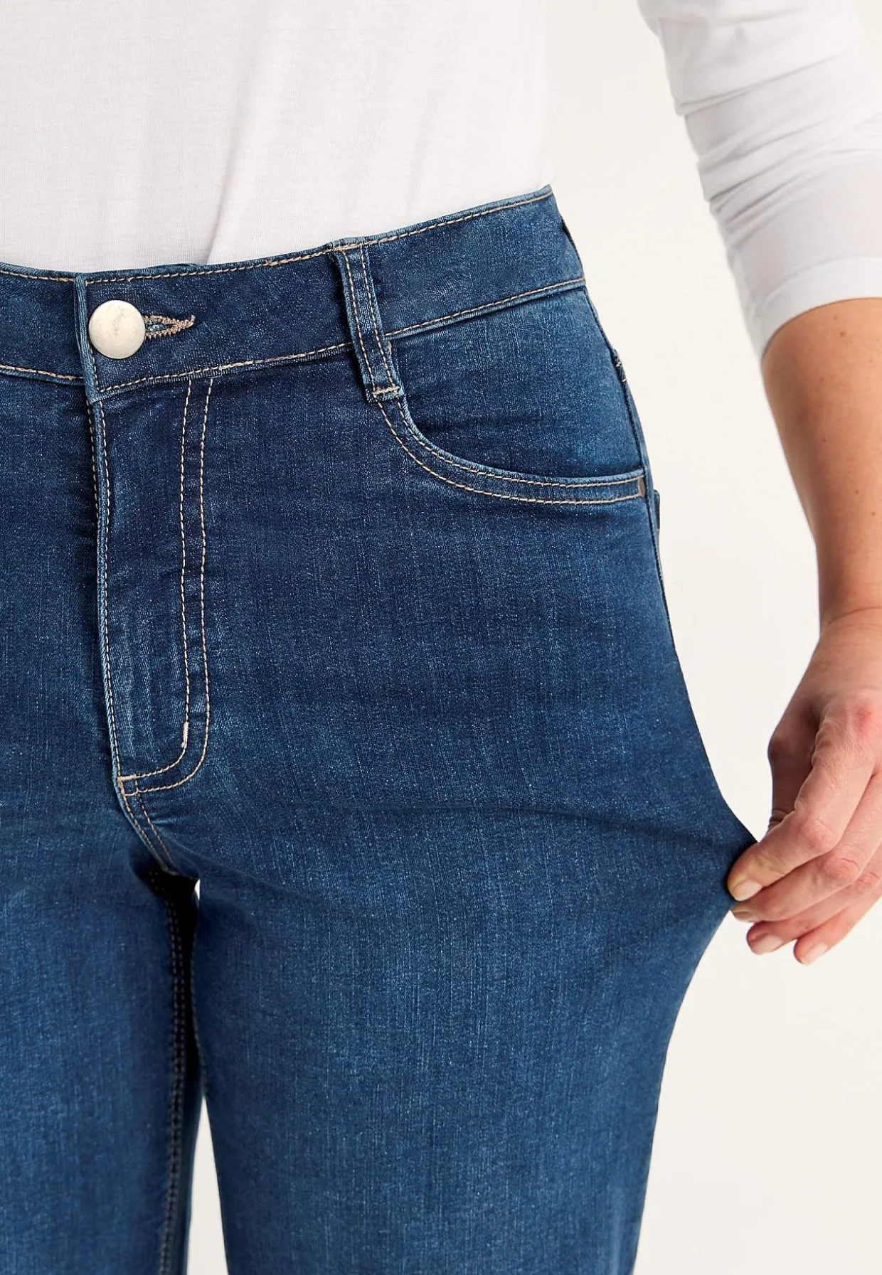 Vida, långa jeans med hög midja Renata