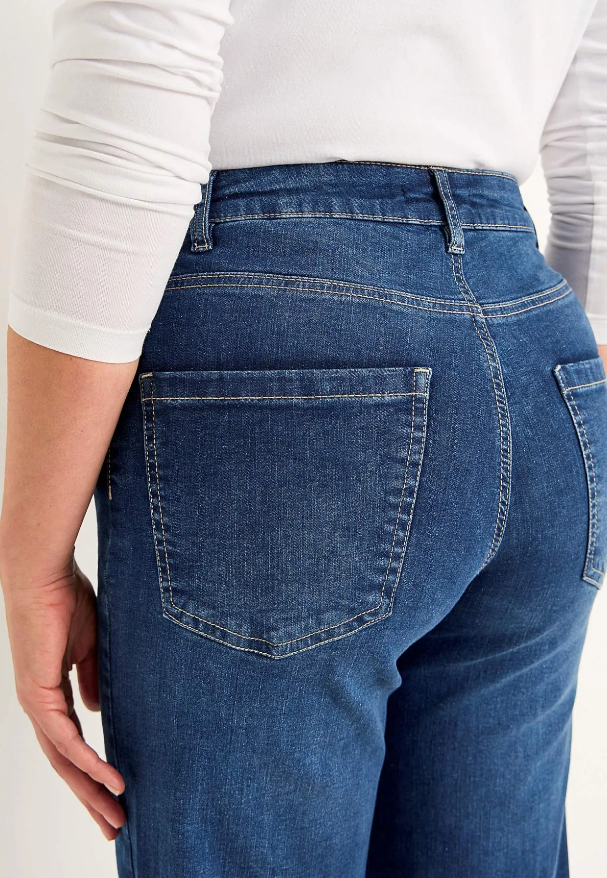 Vida, långa jeans med hög midja Renata