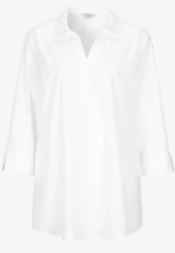 Vävd tunika i poplin
