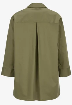 Vävd tunika i poplin