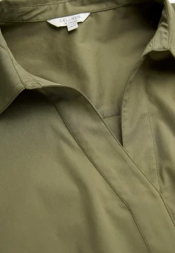 Vävd tunika i poplin