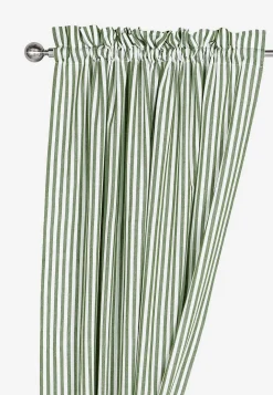 Vävda, randiga gardinlängder 2-pack